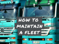 How to Maintain a Fleet